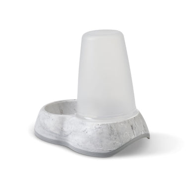 Savic Loop Pet Food Store Dispenser Marble - Grey 1.5l